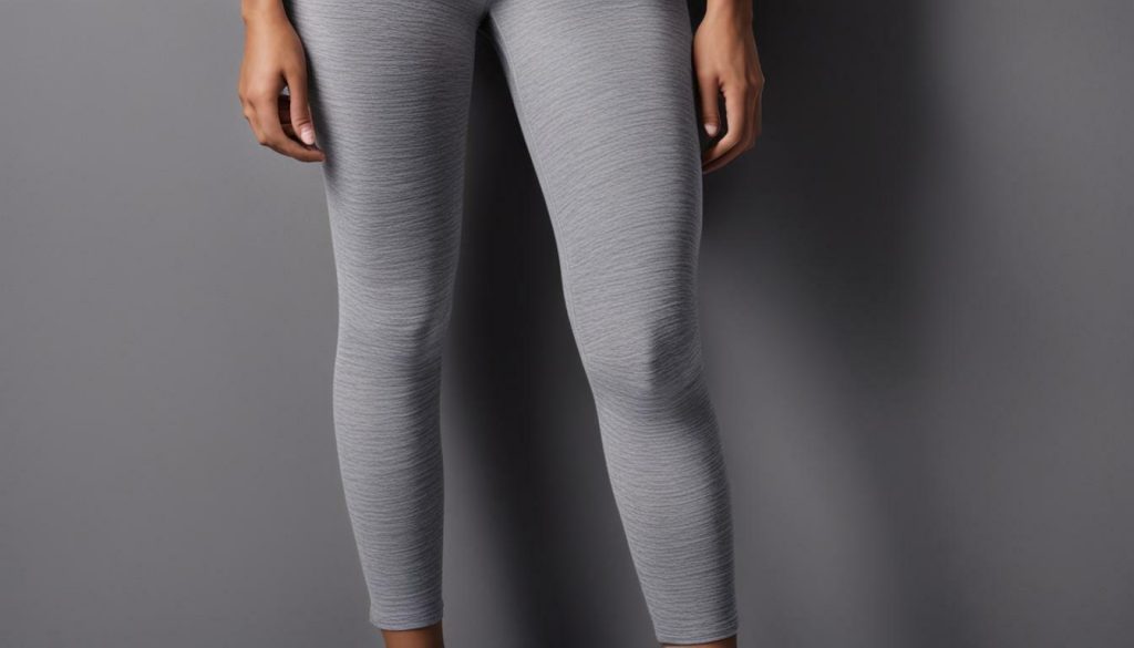 brushed fabric leggings