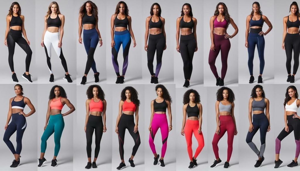 types of compression leggings