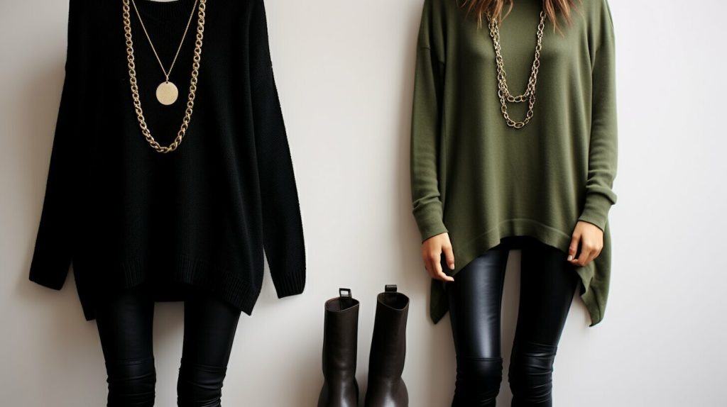 Accessories for Sweater Dress and Leggings