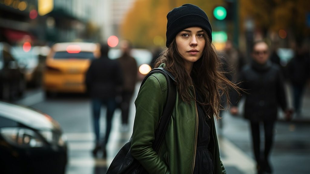 Jackets and Coats with Green Leggings