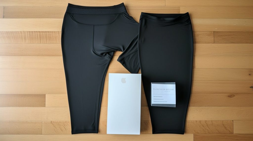 Pad wear with leggings