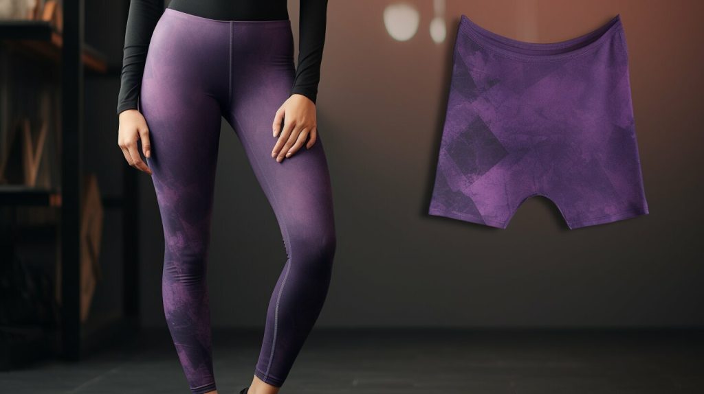 black purple leggings