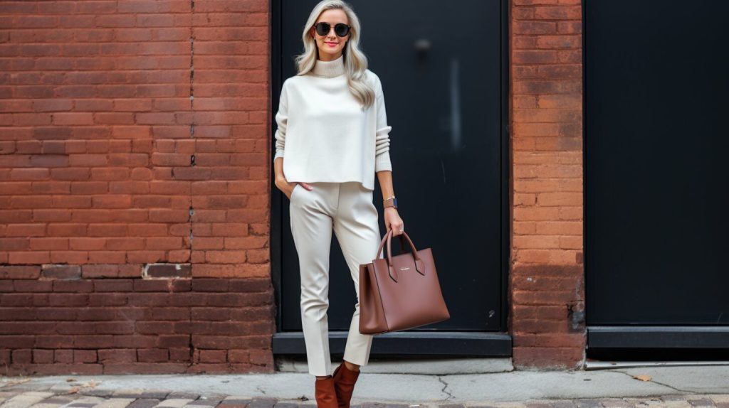 chic white leggings outfits