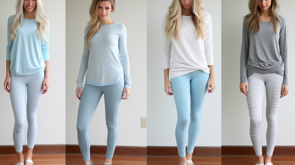 Discover What To Wear With Light Blue Leggings Today!