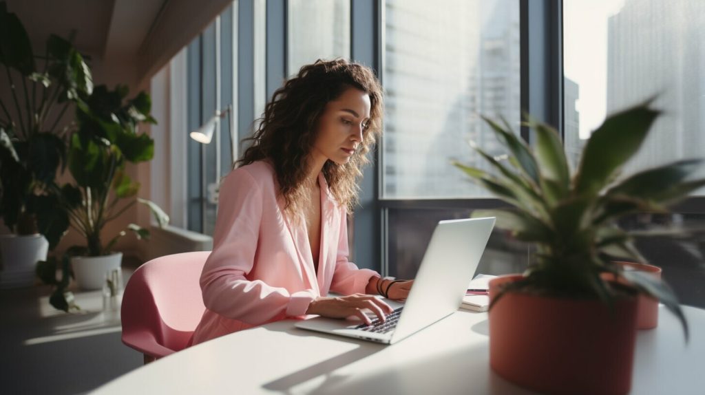 pink leggings office wear