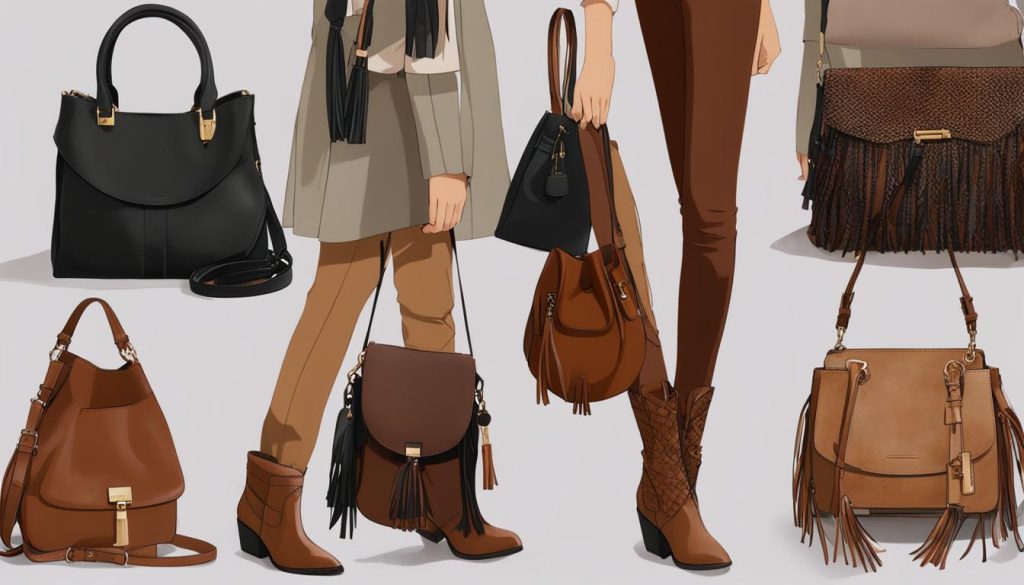 selecting the perfect purse or handbag for cowboy boots and leggings