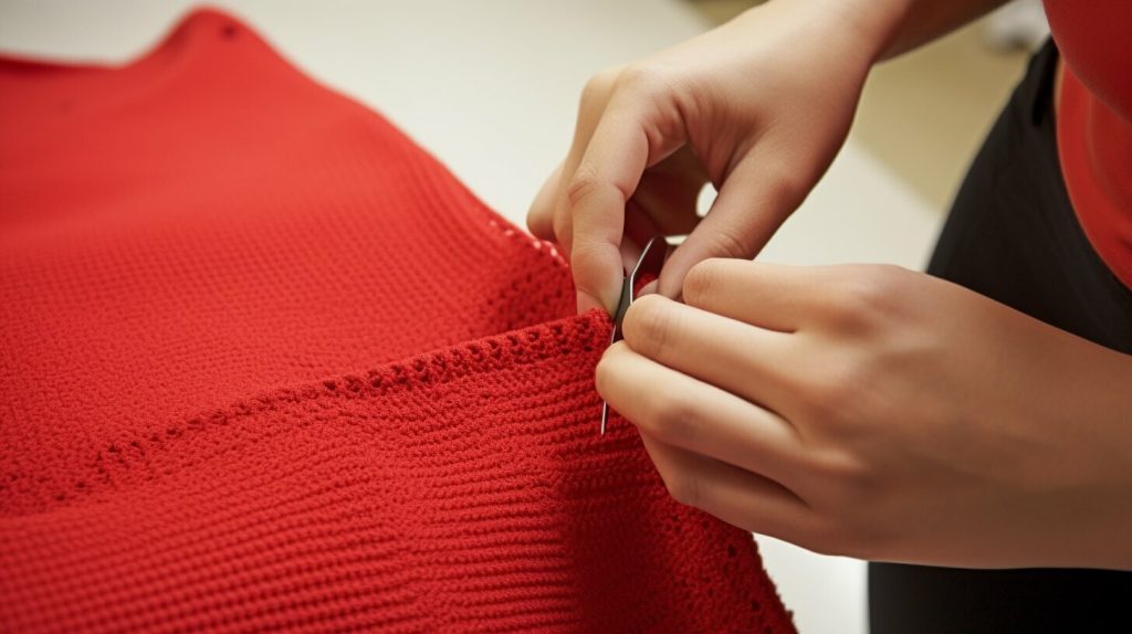 stretchy knit fabric