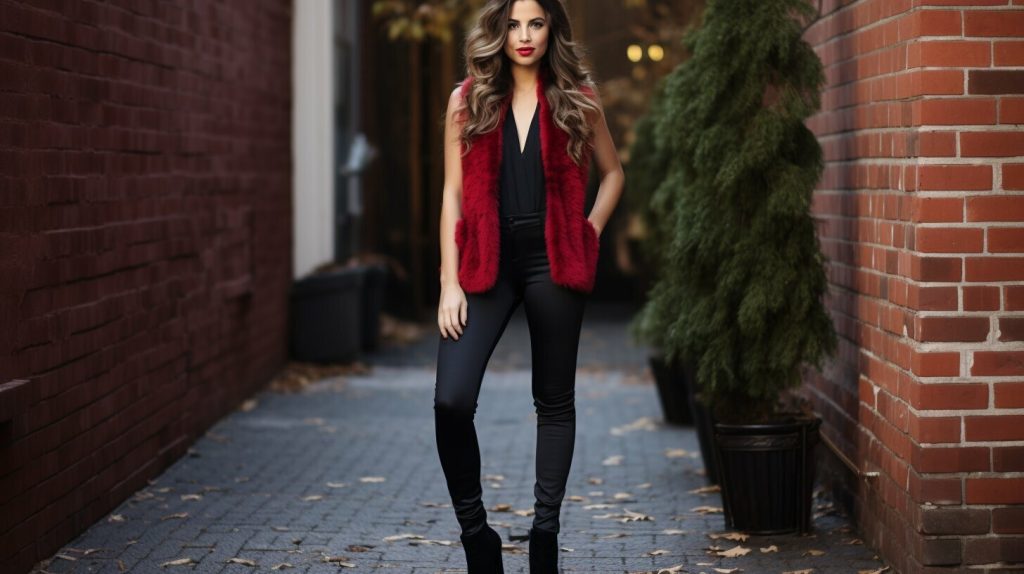 velvet leggings outfit