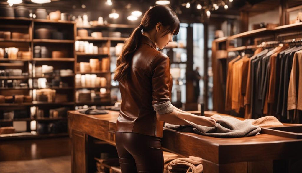 Taking care of brown leather leggings
