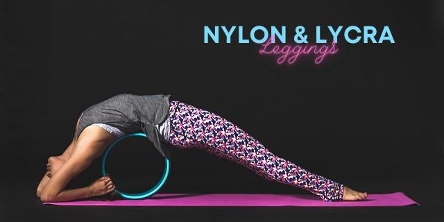 nylon and lycra leggings
