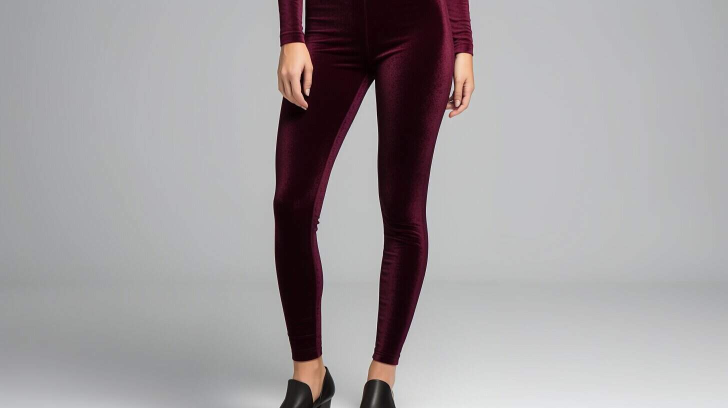 High waist and velvet padded leggings