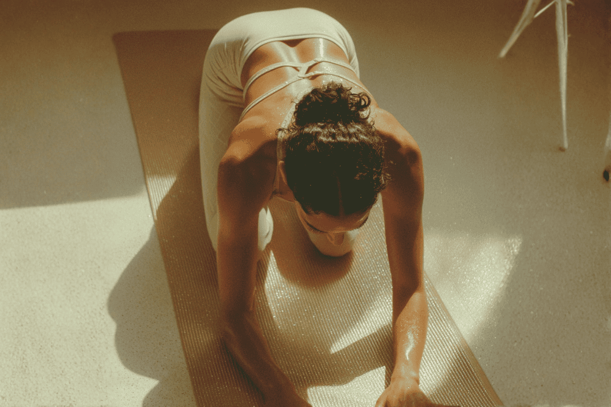 Sexy yoga pose sexy yoga pose